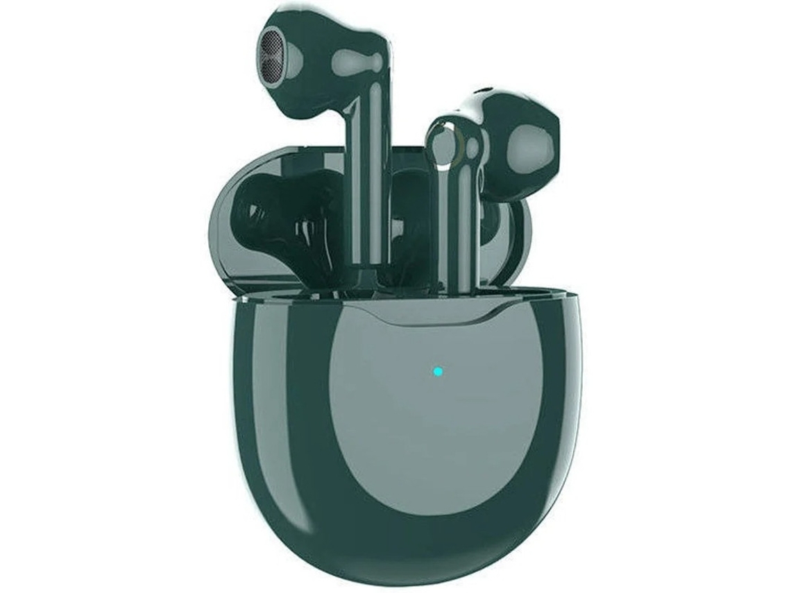 Auriculares Bluetooth True Wireless (in Ear - Microfone - Noise Cancelling - Verde)