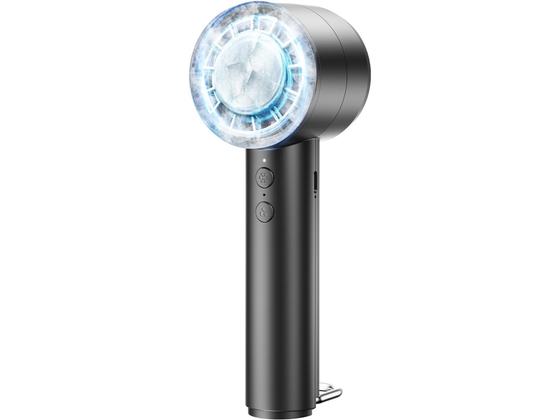 Ventilador MDUG, 3600mah, recarregável USB, ajustável, dobrável
