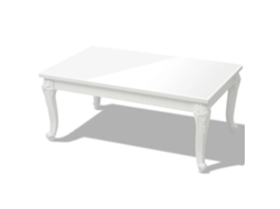 High Gloss Coffee Table, High Gloss Coffee Tables Vidaxl Branco Mdf (100 X 60 X 42 Cm)
