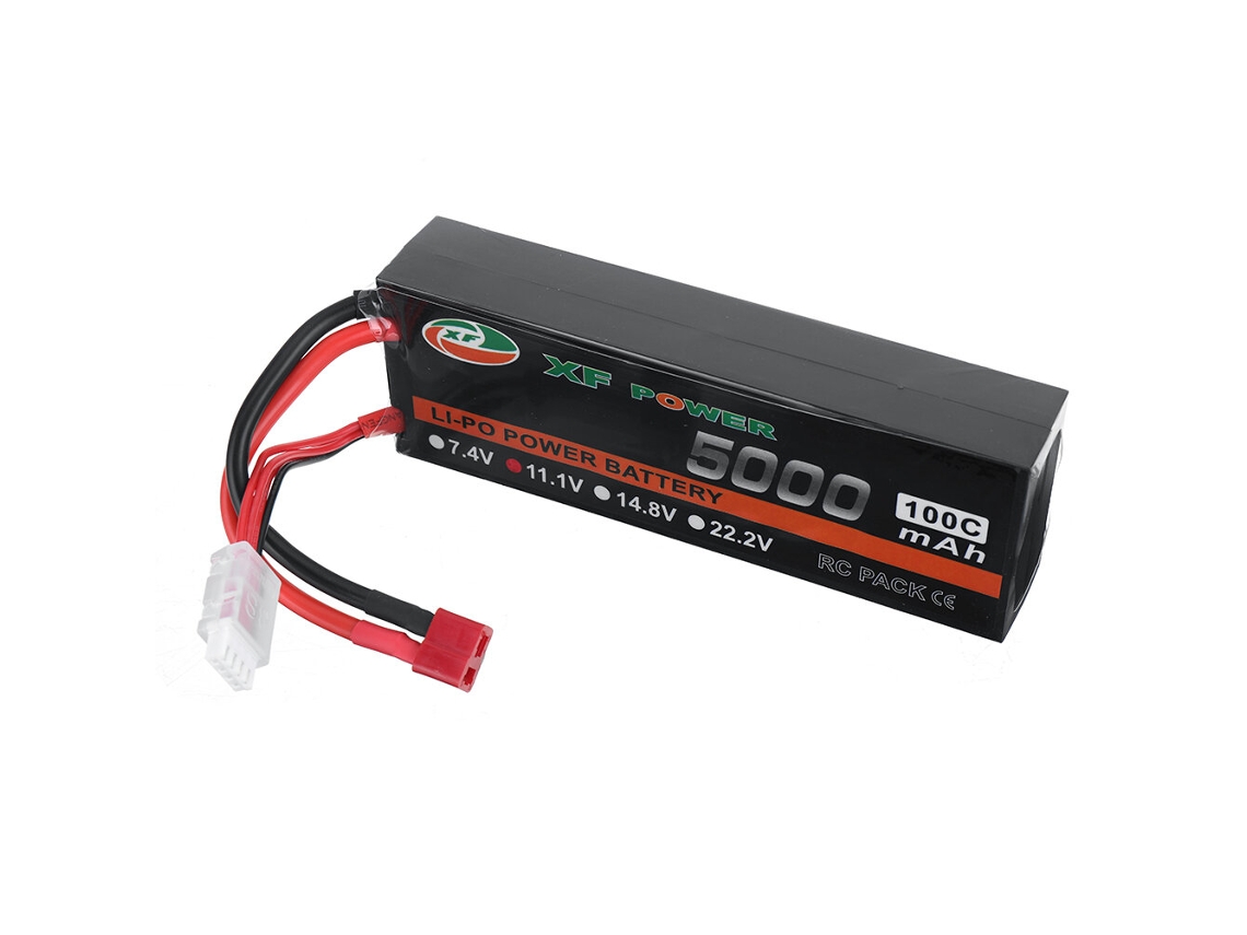 Bateria Xf Power 111v 5000mah 100c 3s Lipo T Deans Plug Para Drone Rc
