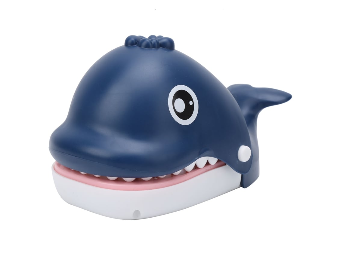 Primerox brinquedo de Morder Dedo Divertido Jogo de Festa Interativo para Pais e Filhos Alivio de Estresse Azul