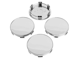 Calotas Centrais de Roda 69mm, compatíveis com 3613 6783 536, conjunto de 4 cromadas S/MARCA
