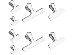 Partykindom 4, 5, 5, 7, 6 e 12 cm, Clipes Resistentes para Lanches e Culinária, Perfeitos para Manter os Alimentos Frescos