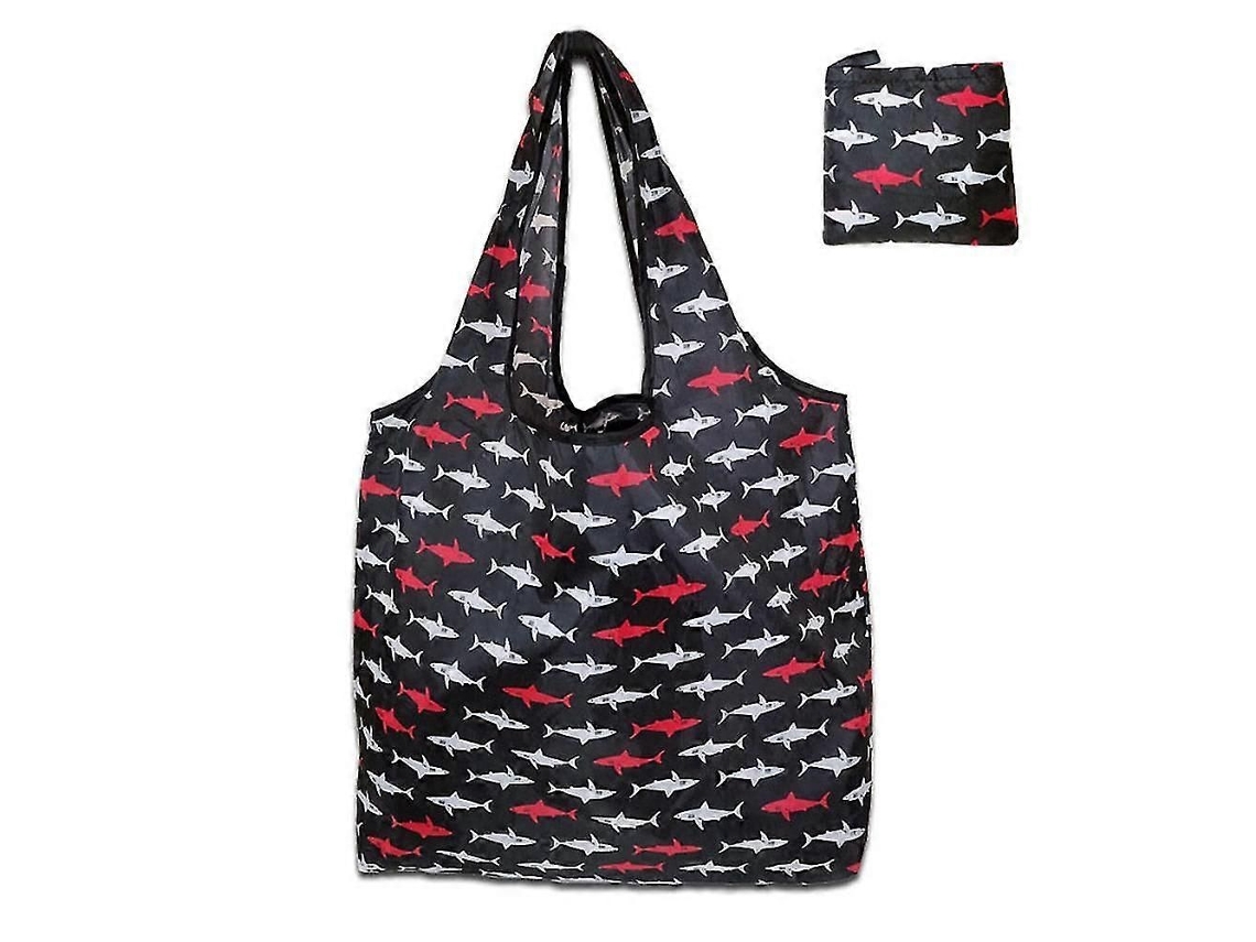 Sacola de Compras Grande, Reutilizável, Ecológica, para Compras, para Guardar Brinquedos de Praia, Bolsa de Ombro, Sacola Dobrável. GOKOCO