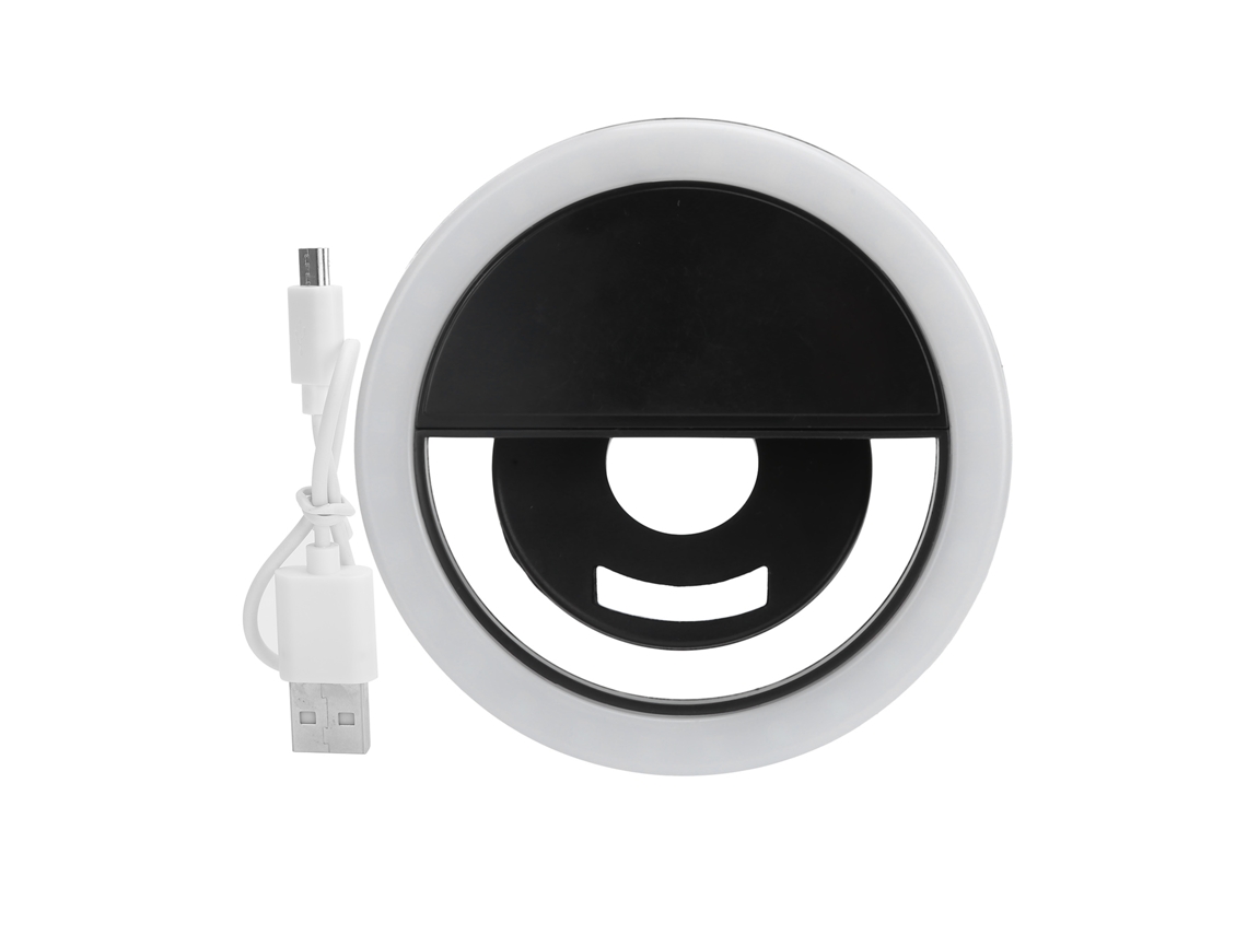 Luz Anel Rechargeável LAXISCREED para Selfies