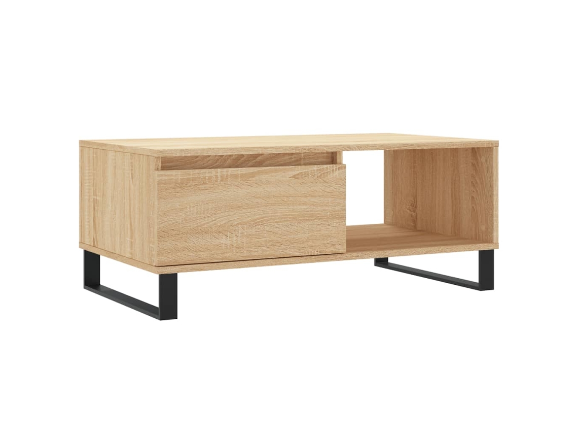 Mesa de centro 90x50x36,5 cm Madeira Carvalho Sonoma Derivados MAISON EXCLUSIVE