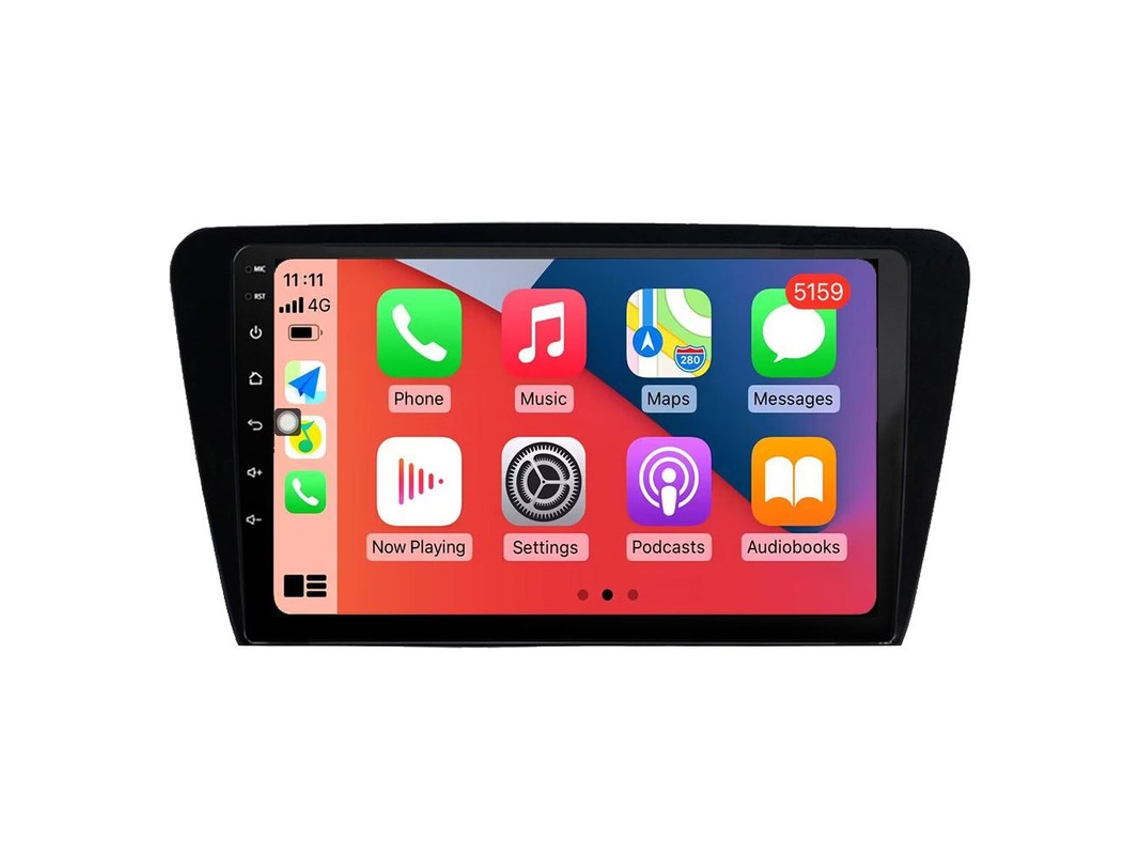 Central Multimídia Carplay Gps Para Skoda Octavia 2015 - 2018 Android Auto Bluetooth