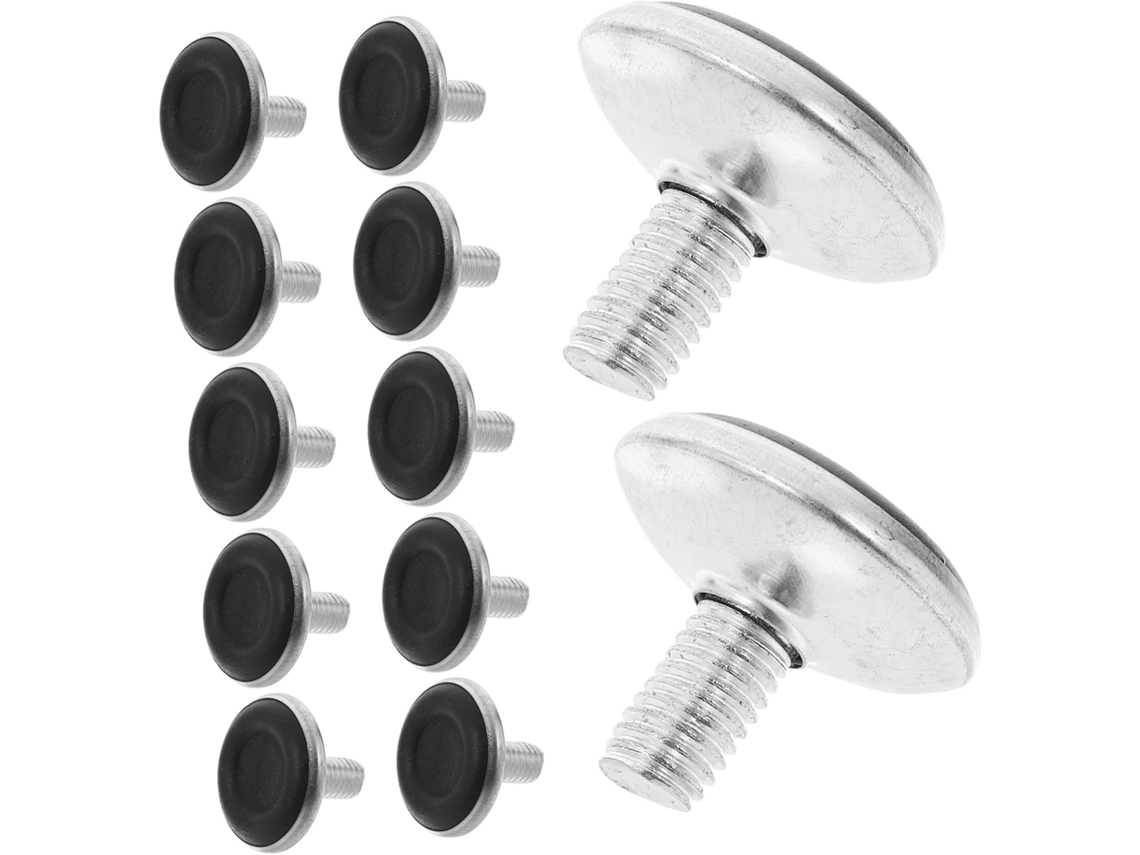 Conjunto De 24 Pés Niveladores Ajustáveis, Resistentes E Antiderrapantes, Com Parafusos Para Móveis, Mesas, Cadeiras