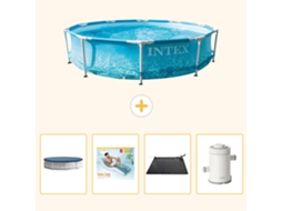 Intex Piscina Com Estrutura Redonda - 305x76 Cm - 5-peças S70