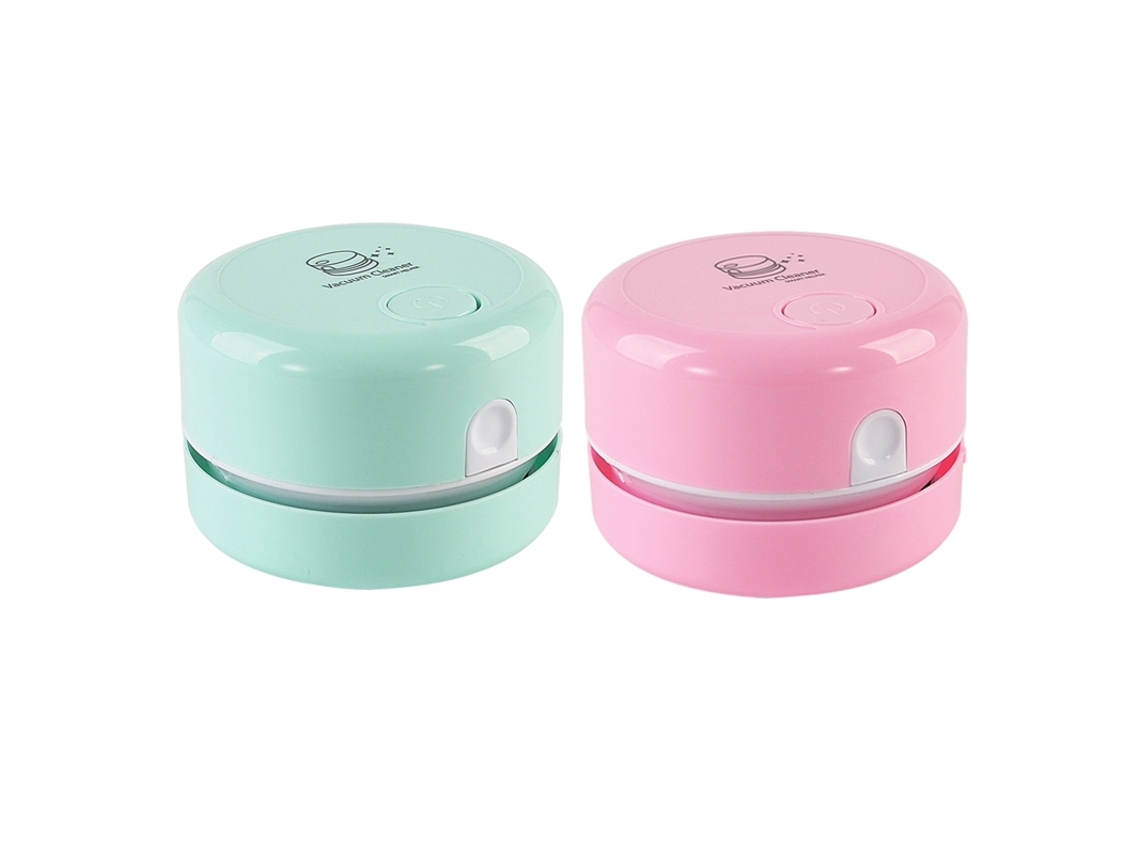 Aspirador de mesa, mini poeira de mesa er, limpeza de mesa sem fio portátil para escola de teclado, verde