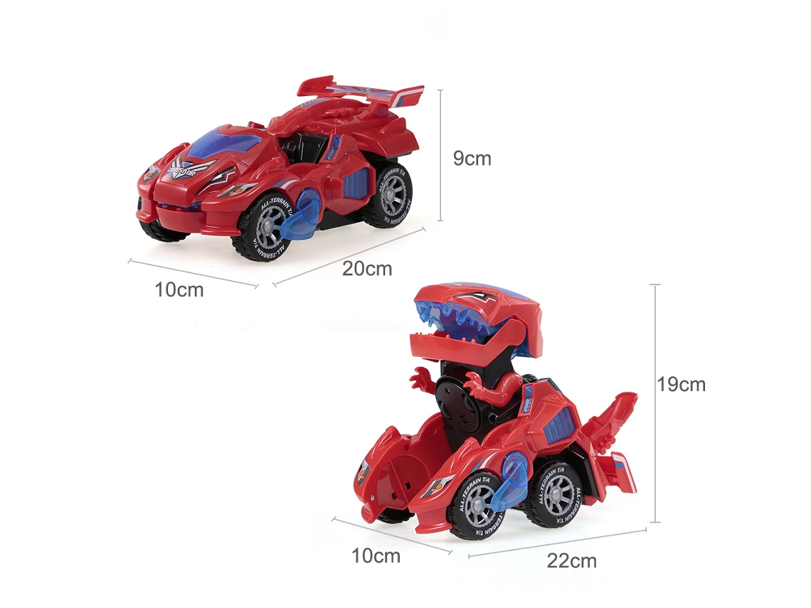 Carros De Dinossauros De Arrastar E Soltar Transformáveis Com Luz E Música Elétricos Giratórios 360° Para Meninos E Meninas Presente