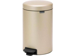 Balde do Lixo BRABANTIA 304446 com Pedal (Champanhe - 4,15 kg - 33,8 x 41,1 x 25,1 cm - Garantia: 10 Anos)
