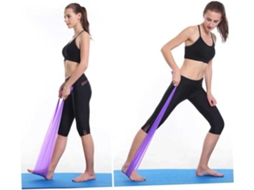 Conjunto De 5 Faixas Elásticas Resistência Para Exercícios Ioga E Fitness, Tensão Elástica Glúteos, Ativação