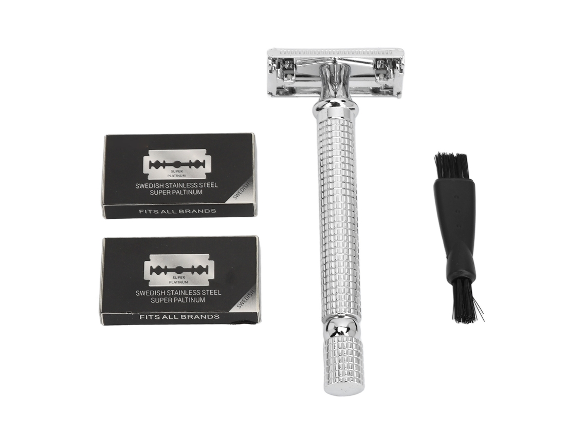 Cortador De Barba Manual De Doble Filo Con Cabeza De Corte