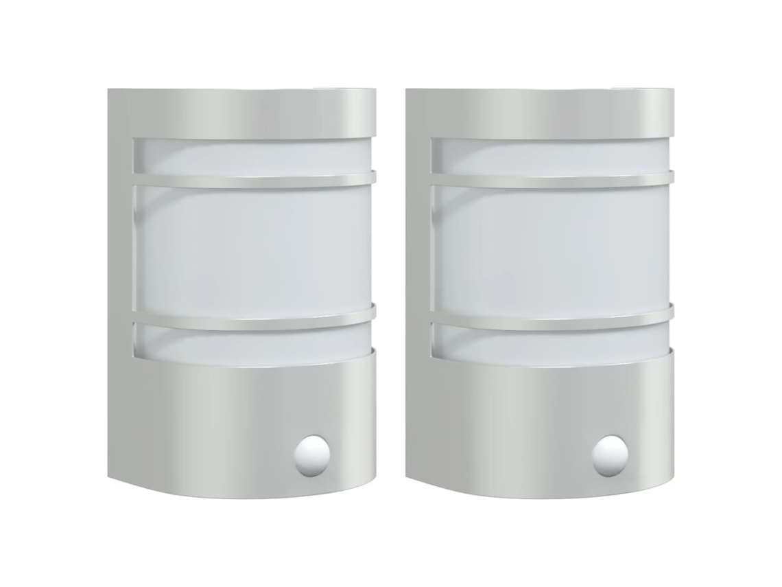 Outdoor Wall Light, Outdoor Wall Lights Vidaxl Prateado Aço Inoxidável (n/a)