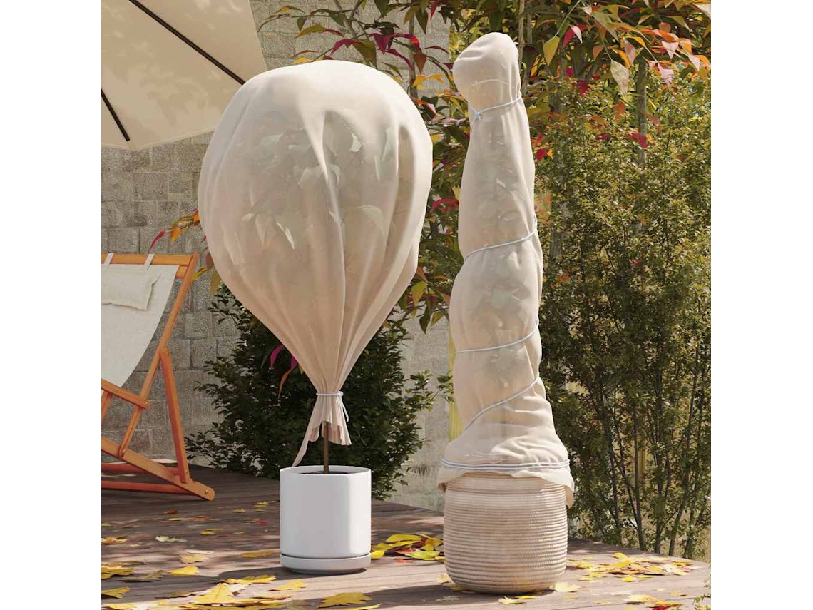 Vidaxl Fleece De Proteção Contra Geada Para Plantas Bege 50 X 3,2 M