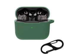 Yuru capa de Silicone para Razer Hammerhead True Wireless X Impermeável, Anti impacto, Cor Verde Escuro