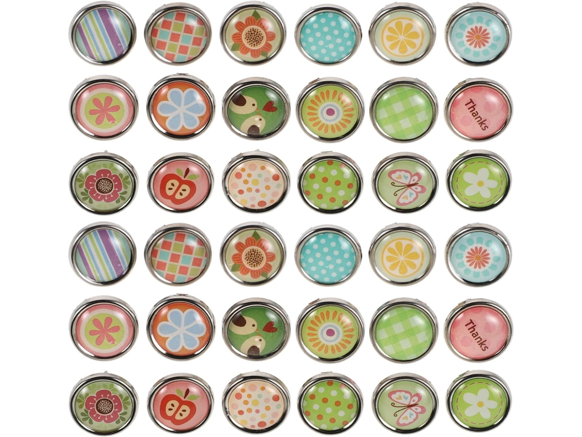 90 Tachinhas Em Formato Flor Para Quadros Cortiça, Tachinhas Decorativas Para Paredes Fotográficas, Quadros Brancos