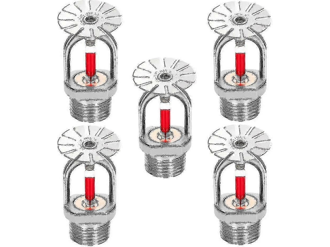 5 Cabeças De Sprinkler Pendente, 3/4 Polegadas, Latão, 155°c, Spray Para Baixo, 68 Npt