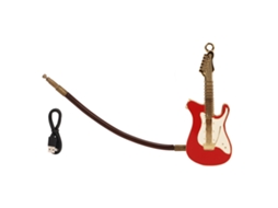 Cadeado Com Impressão Digital Em Forma De Guitarra Bluetooth App Inteligente Para Casa Mala Mochila Porta Armazém