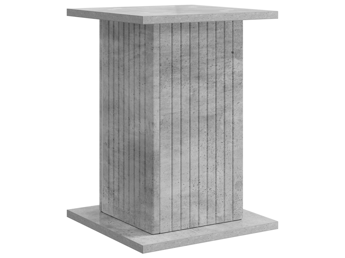 Conjunto 1 Suporte Moderno Para Plantas Vidaxl Cinzento Derivados De Madeira (30,5 X 30 X 43 Cm)