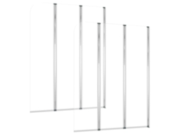 Bath Enclosure, Bath Enclosures Vidaxl Prateado Vidro (104 X 130 Cm)