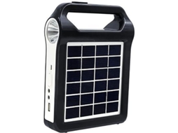 2026-gerador Solar Portátil Recarregável Com Lanterna Para Camping E Emergências Fornecimento De Energia