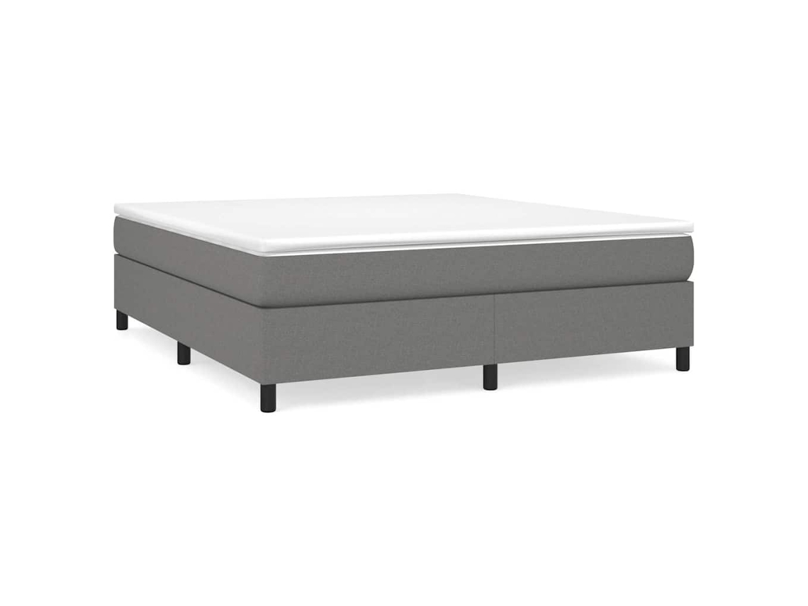 Box Spring Bed Frame, Box Spring Bed Frames Vidaxl Cinzeto Tecido (180 X 200 Cm)