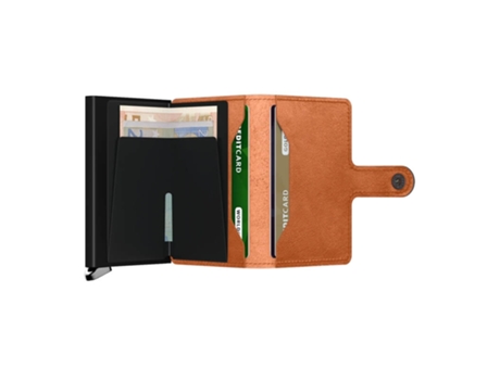 Carteira Fólio, Premium SECRID Miniwallet Basco Castanho