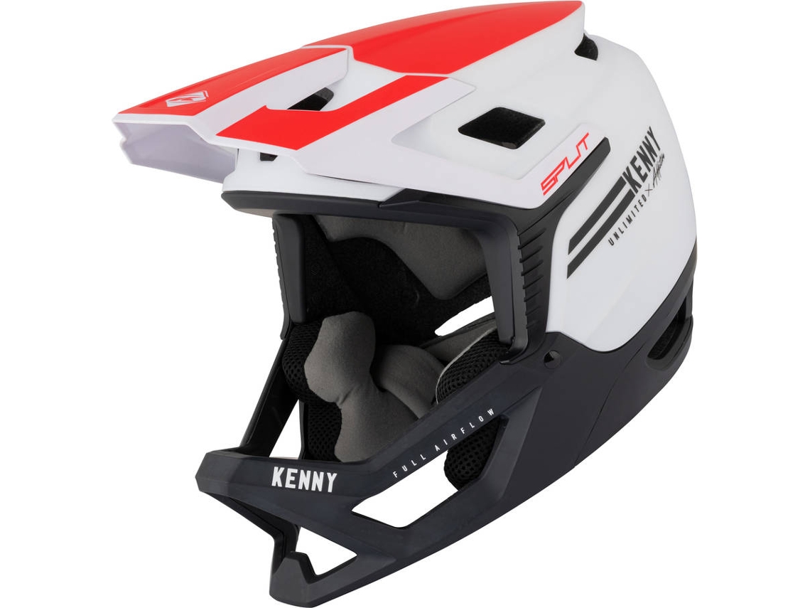 Fone de Ouvido KENNY Split (Vermelho, Branco-XL)
