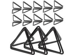 Clips De Papel Triangulares Upkoch, 30 Unidades, Porta Notas Em Liga De Alumínio, Design Simples Para Escritório E Mesa