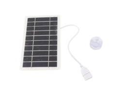 Painel Solar Portátil Usb 2w 5v De Silício Policristalino Para Emergência