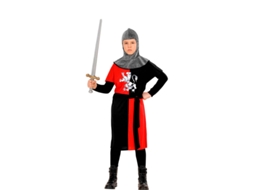 Fato de Menino WIDMANN Guerreiro Medieval Vermelho (Tam.: 11 a 13 anos)