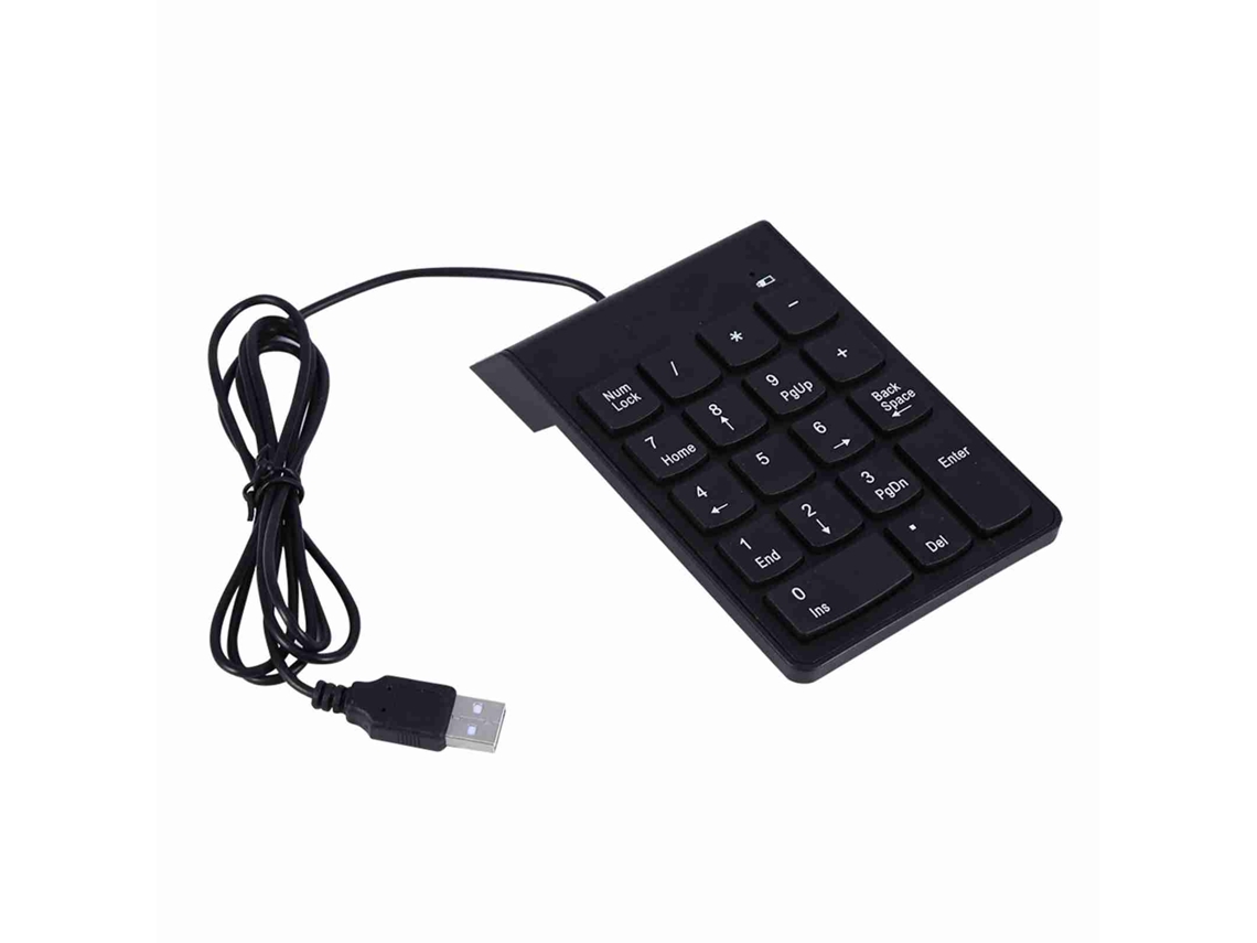 Mali teclado Numérico Usb Mini Numpad 18 Teclas para Laptop Desktop Pc Pro