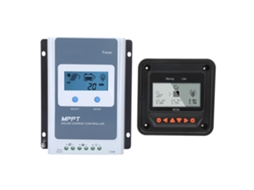 Controlador De Carga Solar Mppt Laxiscreed 12v/24v Com Troca Automática E Aterramento Negativo