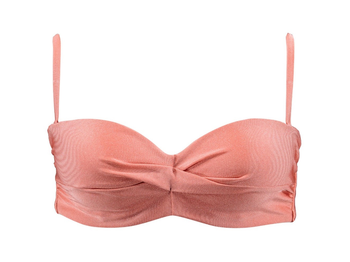 Parte Cima Biquíni Isla Bandeau Rosa L Mulherbarts