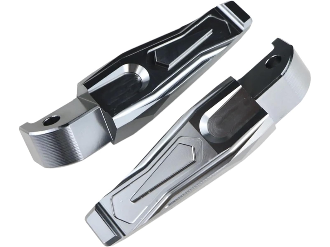 Apoios para os Pés do Piloto Passageiro Traseiro Pedais Tmax Compatíveis Material: Liga T6 6063 Usinada Cnc: