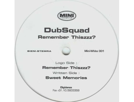 Vinil Remember Thiszzz Mini White