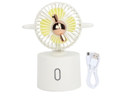 Ventilador De Mão Compacto Laxiscreed, Portátil, Com Bateria E Carregamento Usb