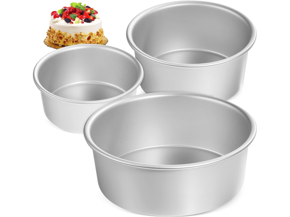 Conjunto de 3 bolas de boliche redondas de alumínio