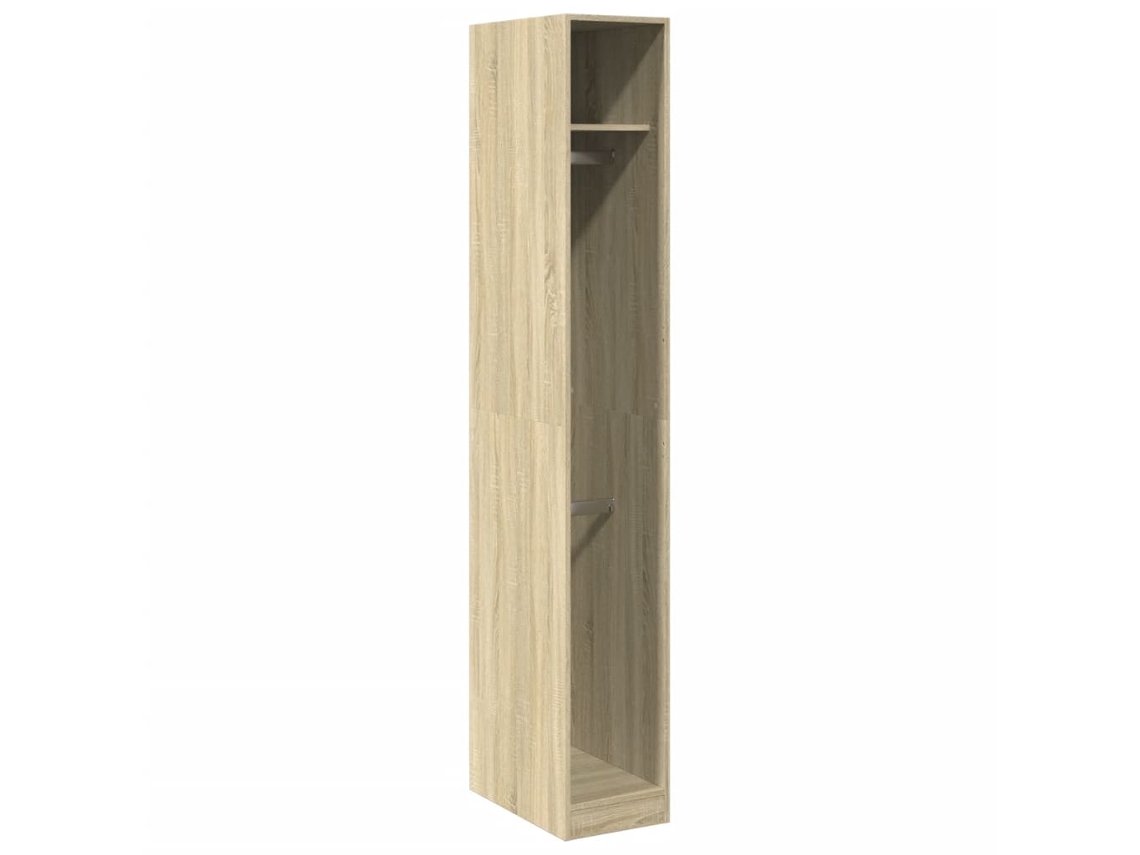 Roupeiro Derivados de Madeira Carvalho Sonoma MAISON EXCLUSIVE (30x50x200 cm)