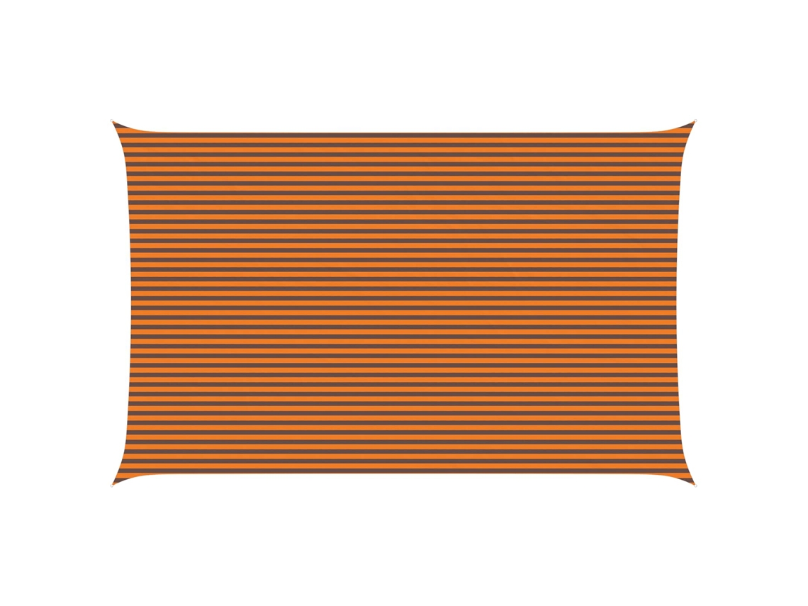 Conjunto 1 Sombra Externa Vidaxl Laranja Poliéster (8 X 5 M)