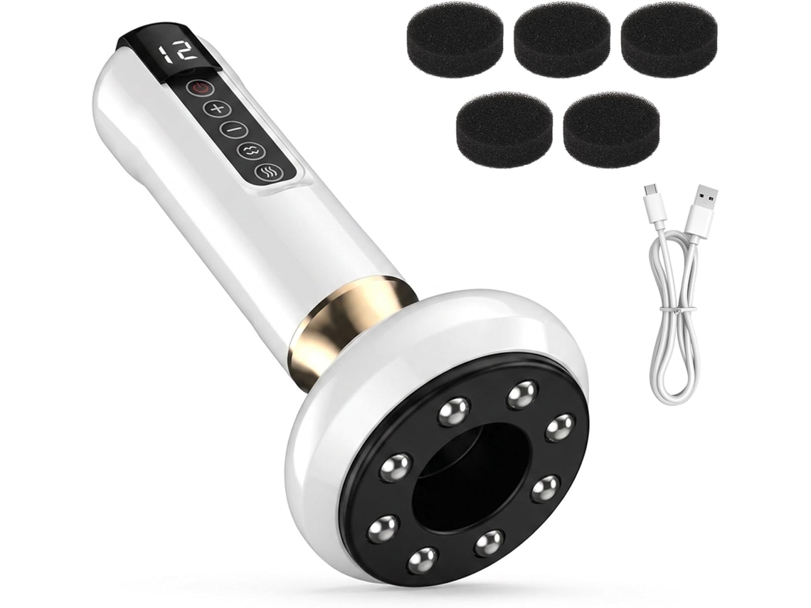 Massageador Anticelulite Com 12 Níveis De Sucção E Terapia Calor.