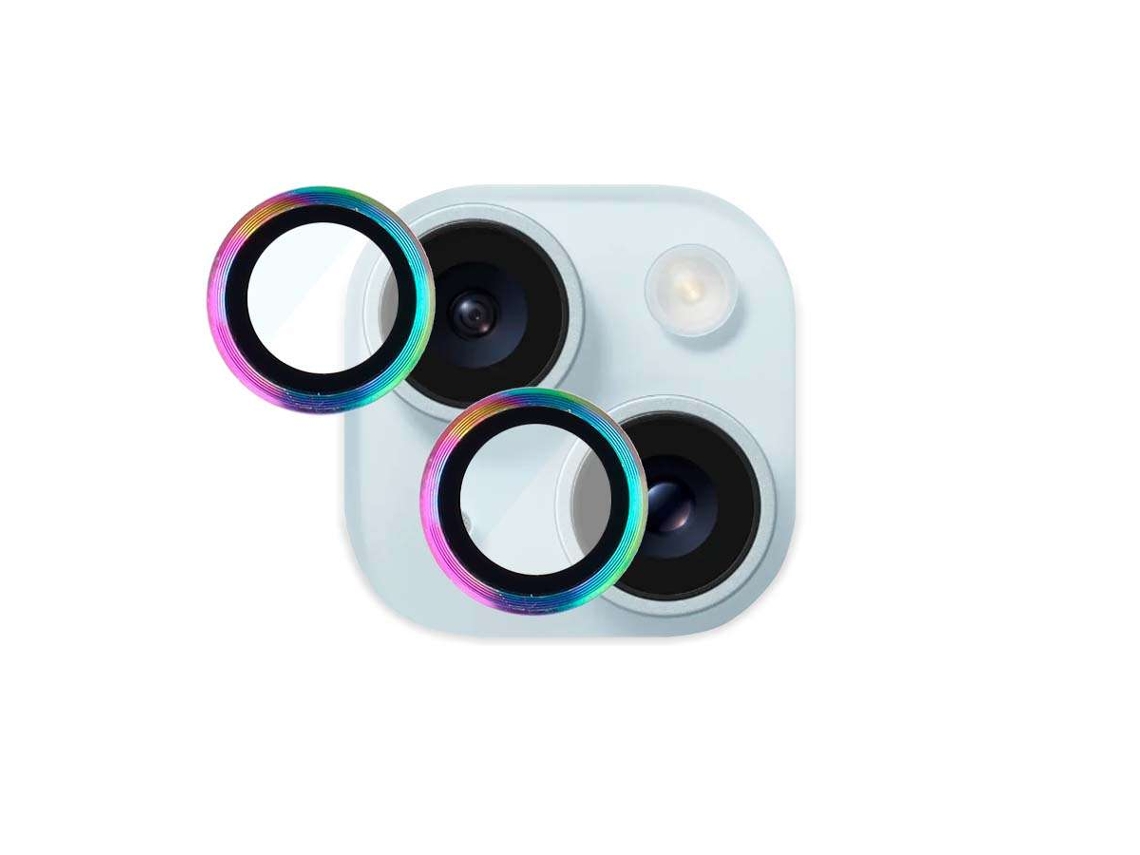 Protetor de Lente Iridiscente para Iphone 15 LA CASA DE LAS CARCASAS