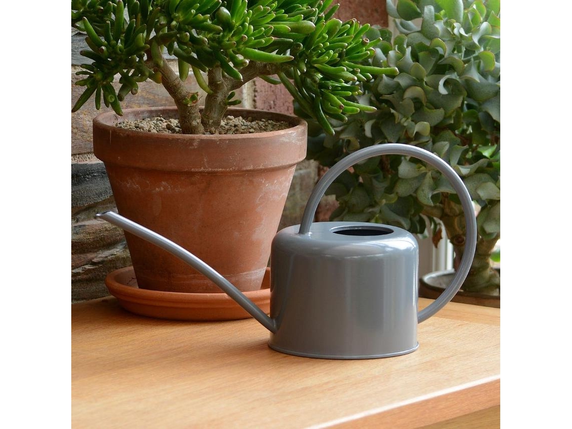 Metal Interno Pequeno Cinzento Da Lata Molhando 1.1l Galvanizou O Aço Revestido Do Pó Ckb Ltd