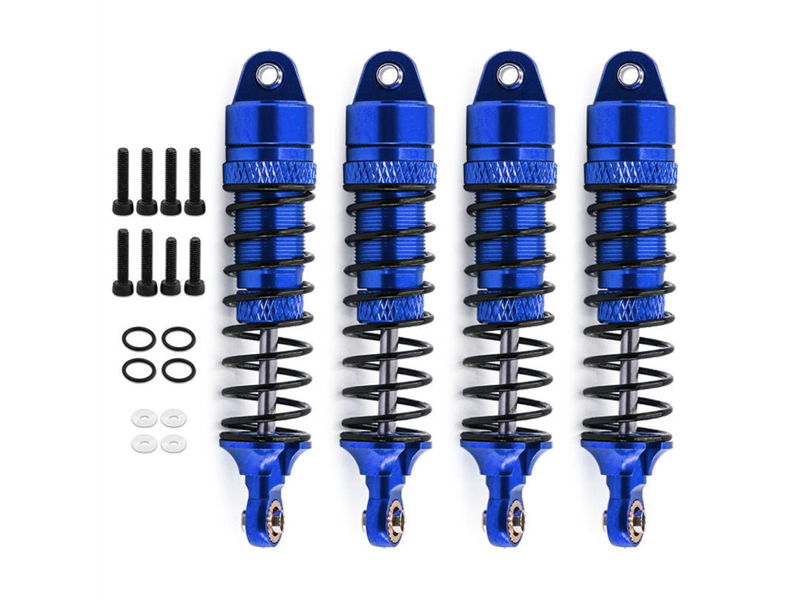 Conjunto de 4 Amortecedores Melhorados Verdes para Automóveis Rc Latrax 1/18 Peças de Substituição e Acessórios 7665 MDUG