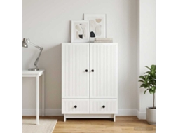 Vidaxl Buffet Branco Alto Brilho 66 X 34,5 X 95 Cm