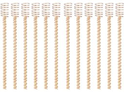 Conjunto De 10 Estacas De Cobre Para Eletrocultura De Plantas, 30 Cm , Para Suporte De Gokoco (12 Polegadas)
