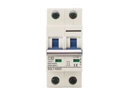 Laxiscreed Disjuntor 2p Dc 1000v Para Painéis Solares, Proteção 32a, Rutura 6ka