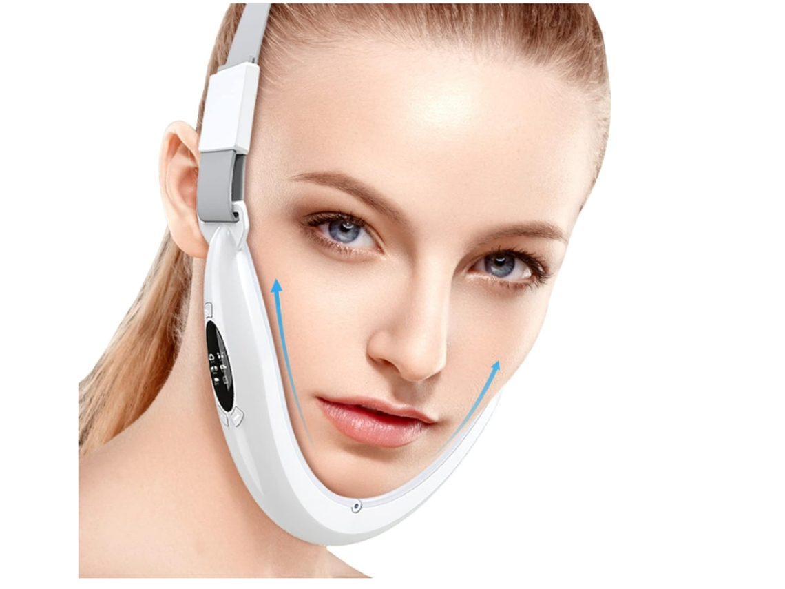 Inteligente V-face Com Microcorrente, Lifting, Emagrecimento E Modelador (branco)